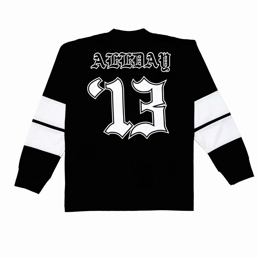 TRI-LINE BAGGY (BLACK/WHITE) CREWNECK