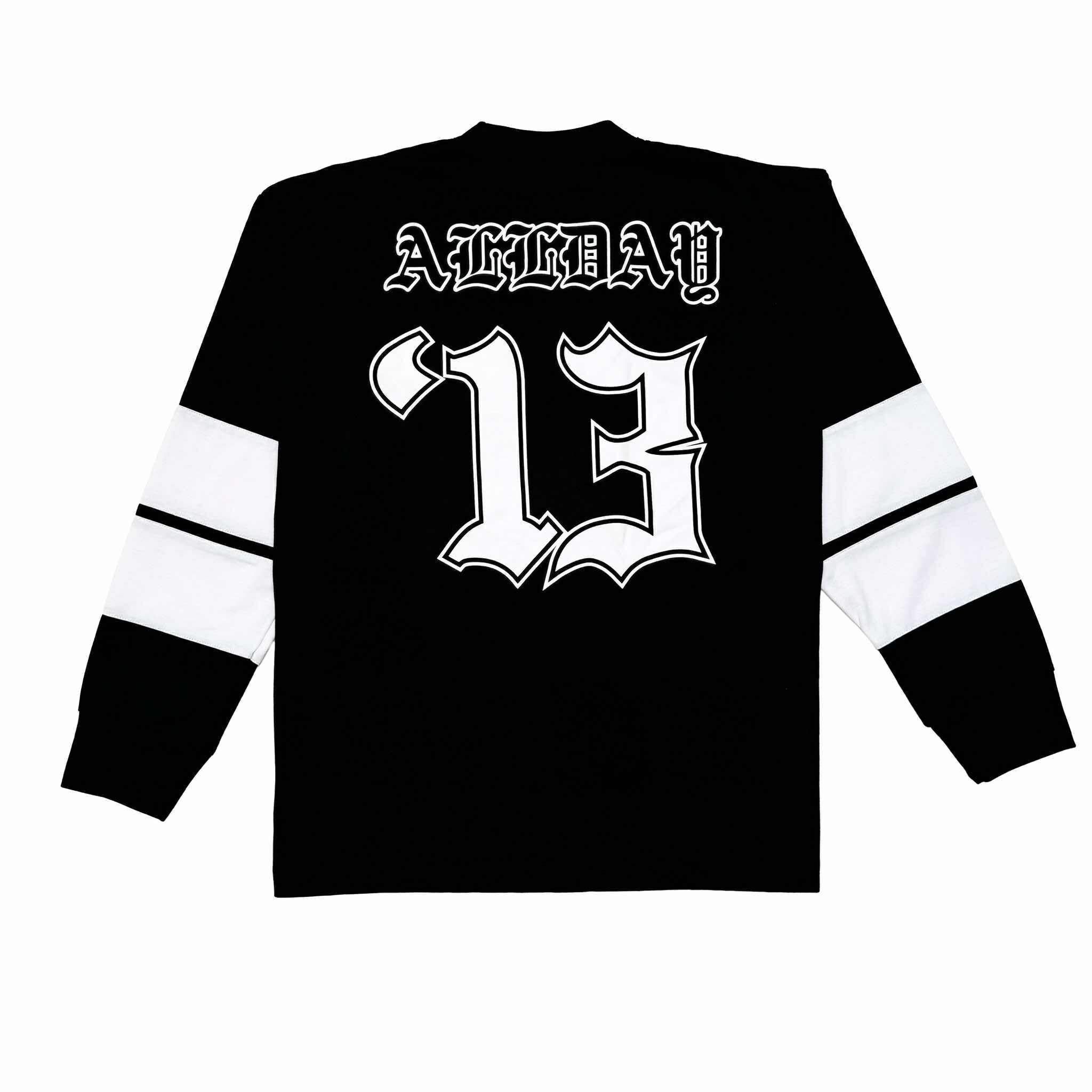 TRI-LINE BAGGY (BLACK/WHITE) CREWNECK