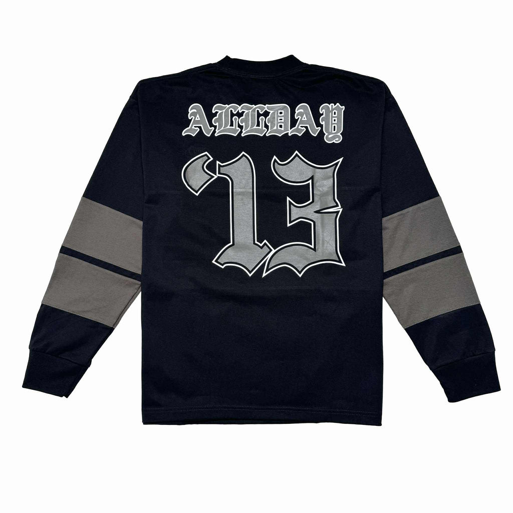 TRI-LINE BAGGY (BLACK/GRAY) CREWNECK
