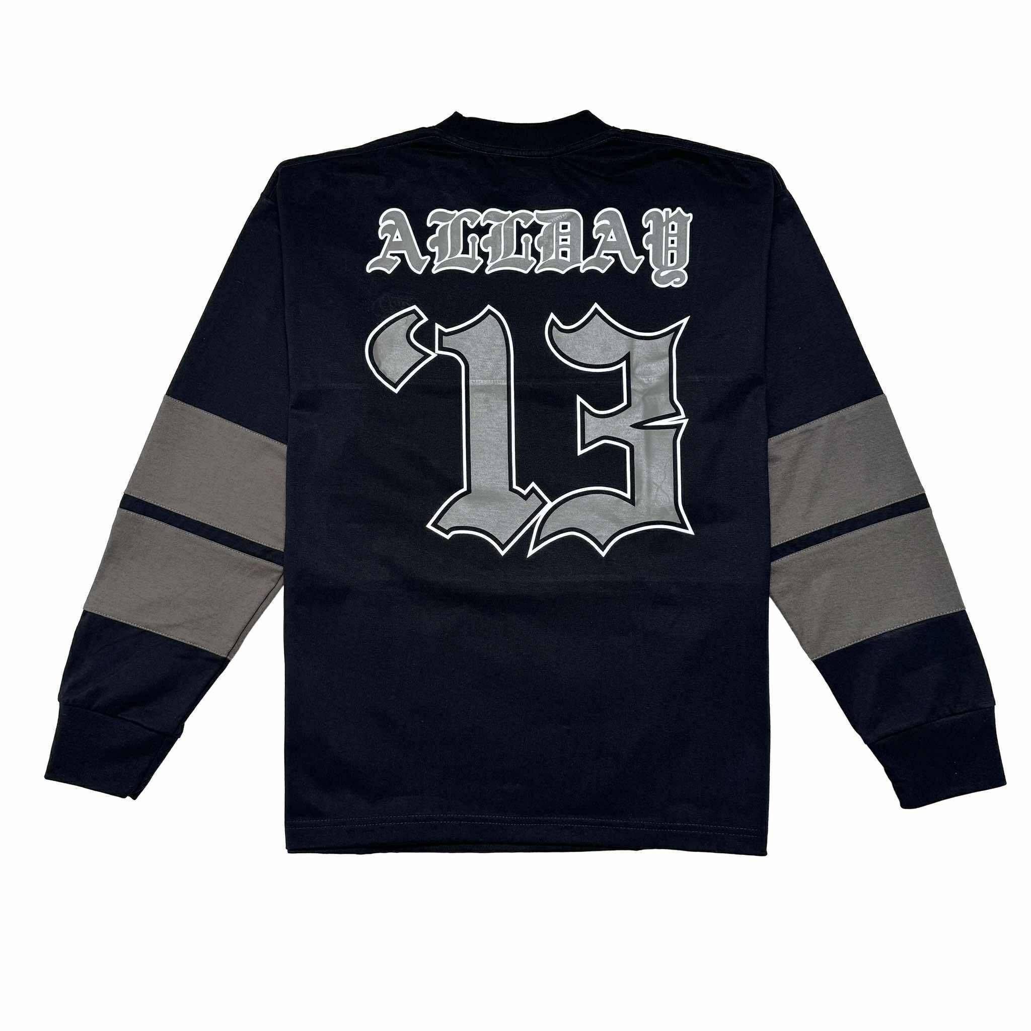 TRI-LINE BAGGY (BLACK/GRAY) CREWNECK