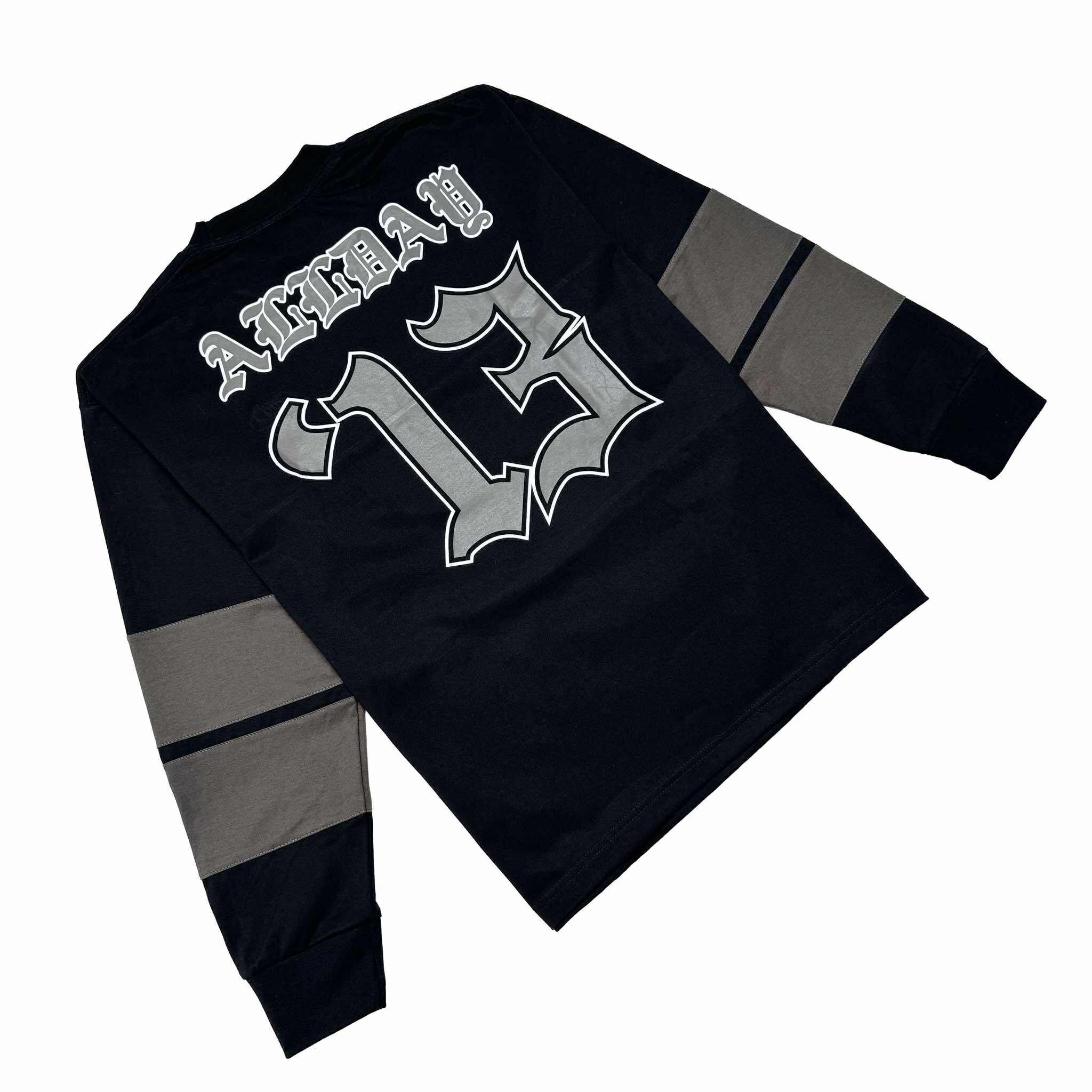 TRI-LINE BAGGY (BLACK/GRAY) CREWNECK