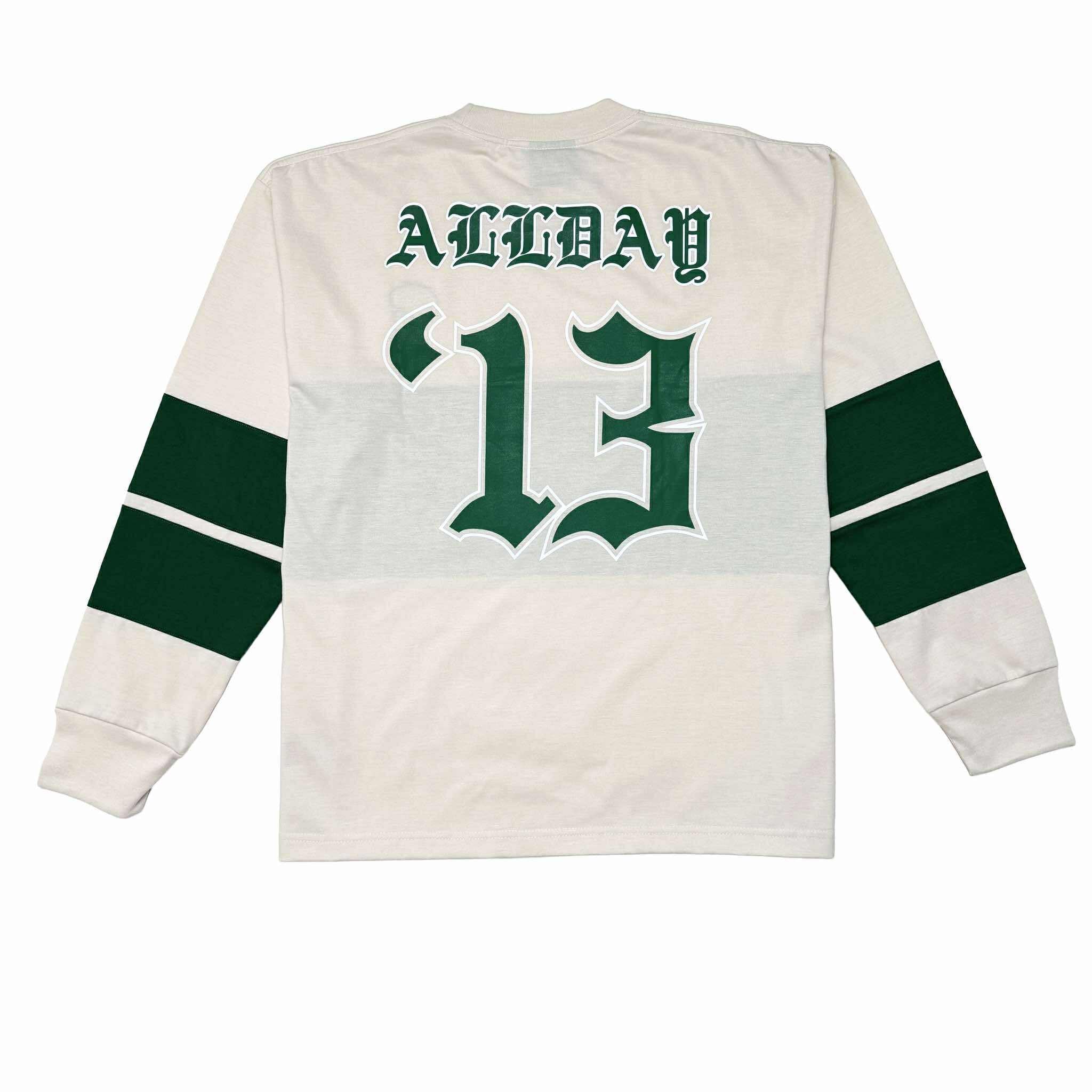 TRI-LINE BAGGY (IVORY/GRAY) CREWNECK