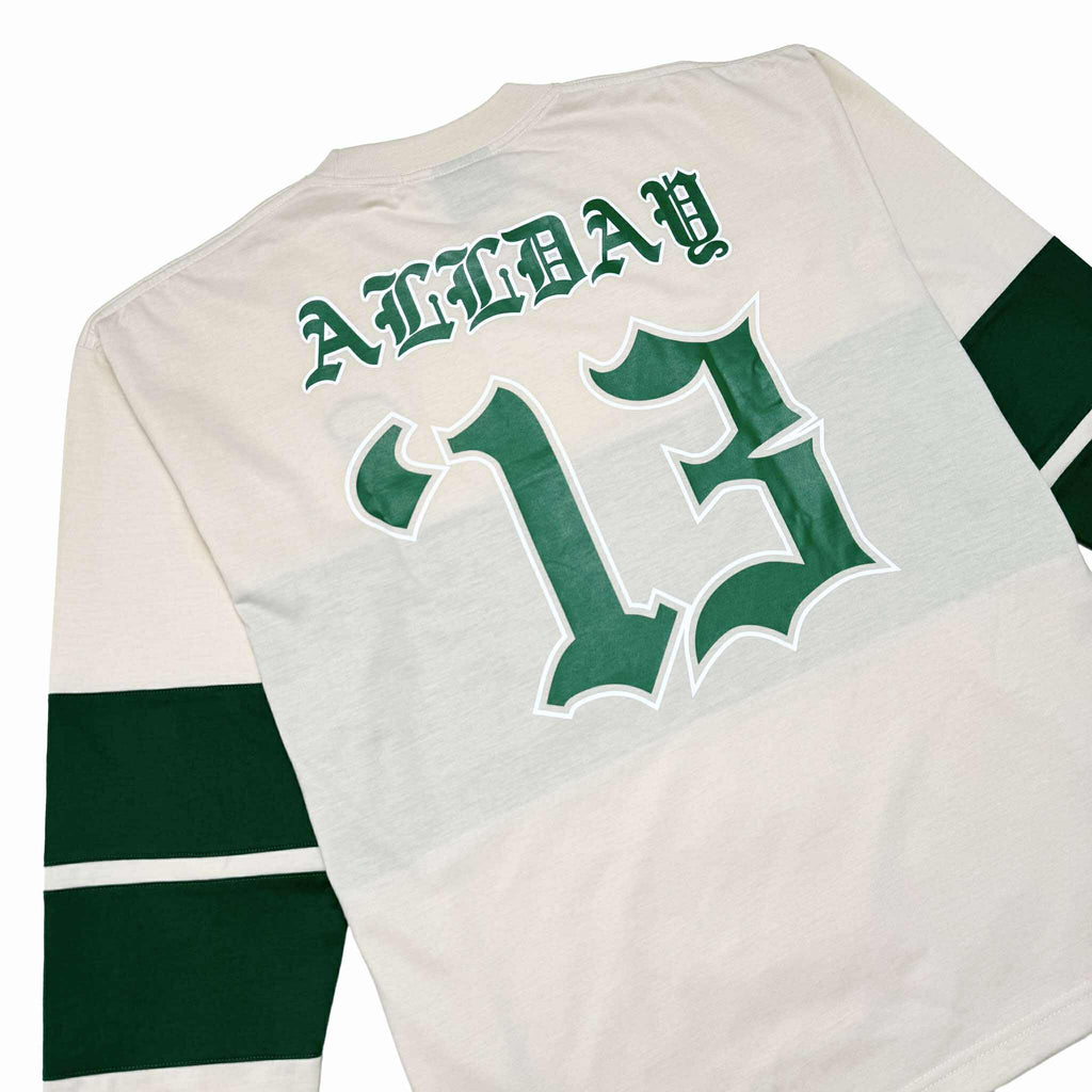 TRI-LINE BAGGY (IVORY/GRAY) CREWNECK