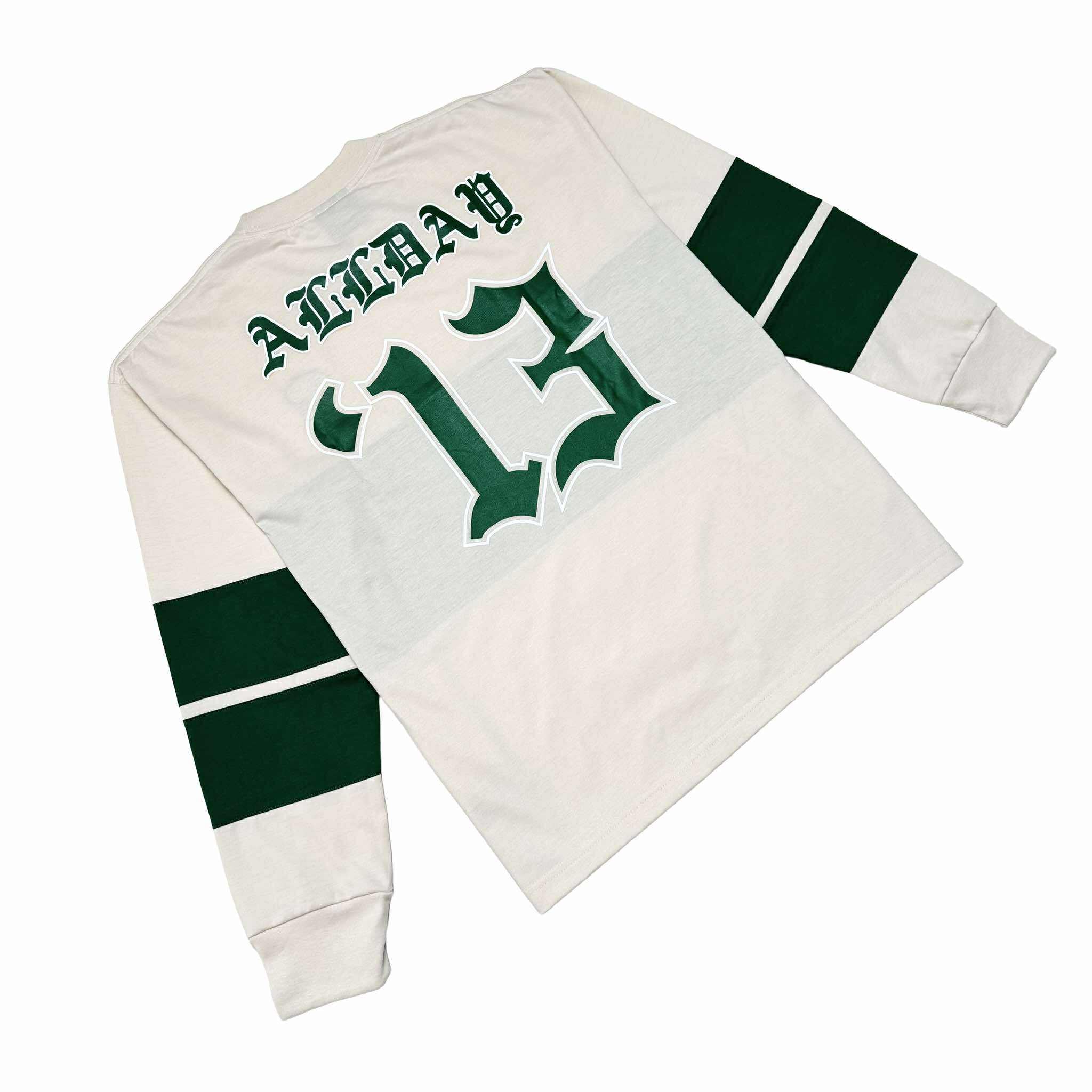 TRI-LINE BAGGY (IVORY/GRAY) CREWNECK