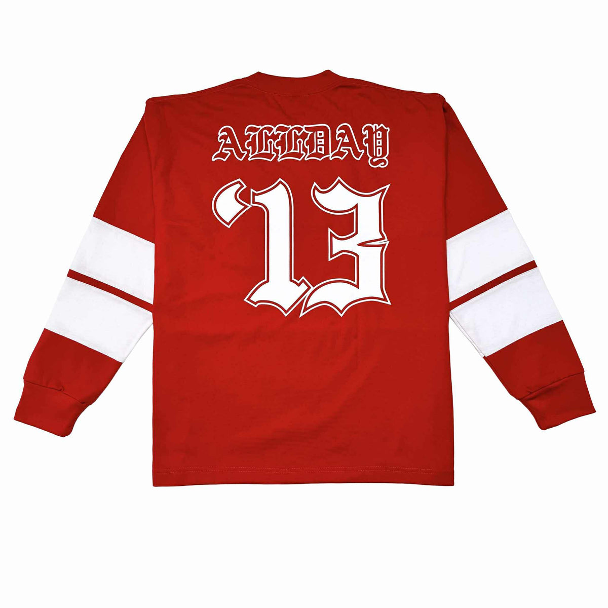 TRI-LINE BAGGY (RED/WHITE) CREWNECK