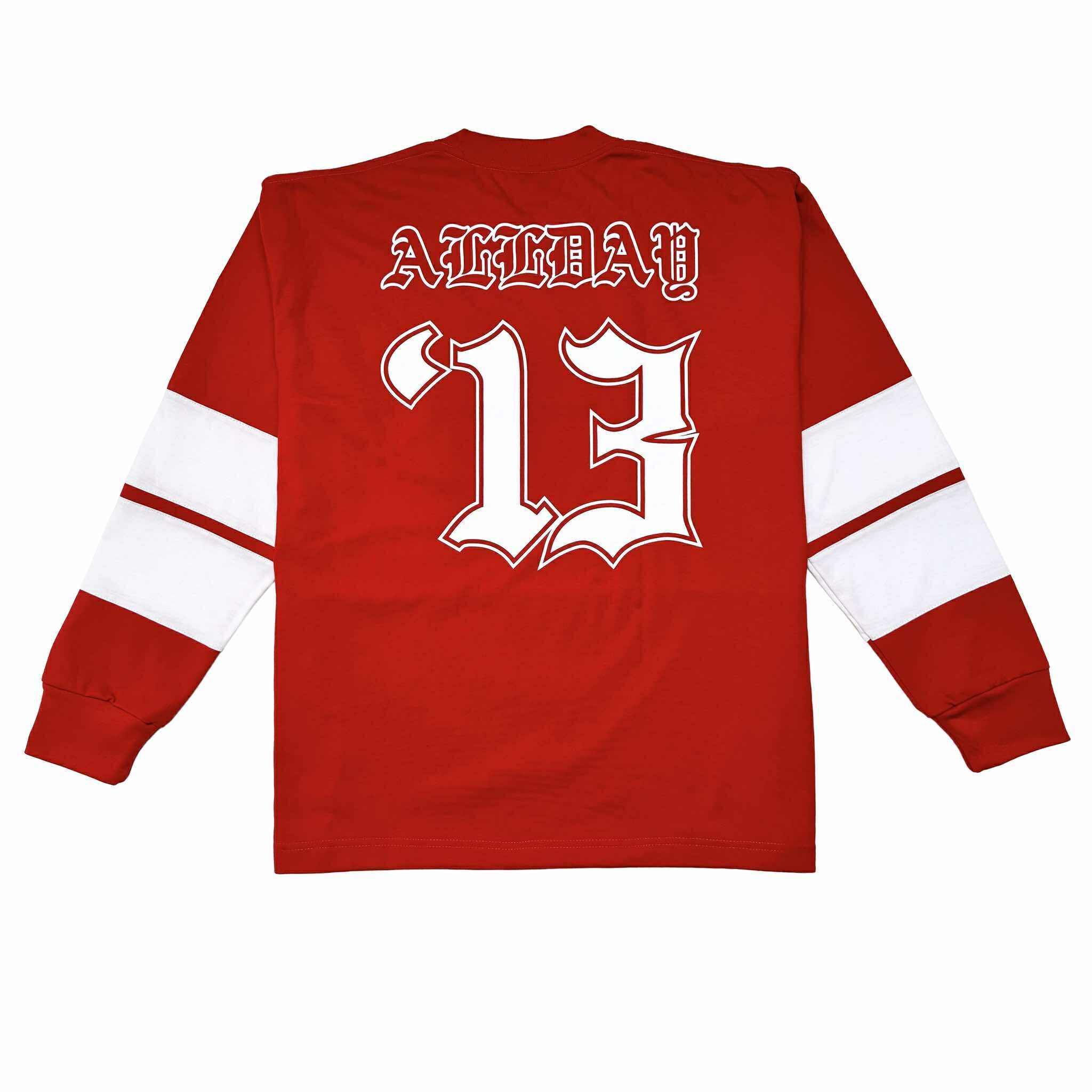 TRI-LINE BAGGY (RED/WHITE) CREWNECK