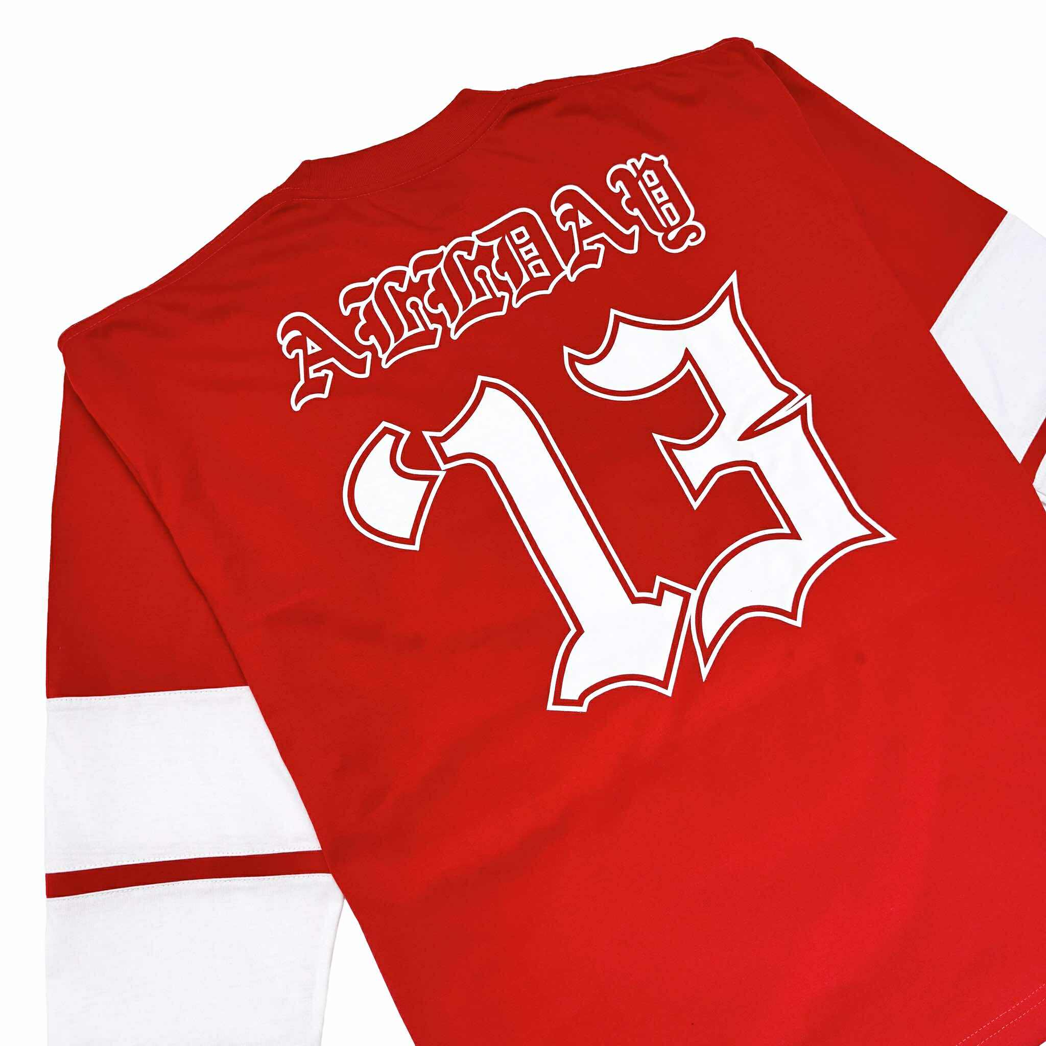 TRI-LINE BAGGY (RED/WHITE) CREWNECK