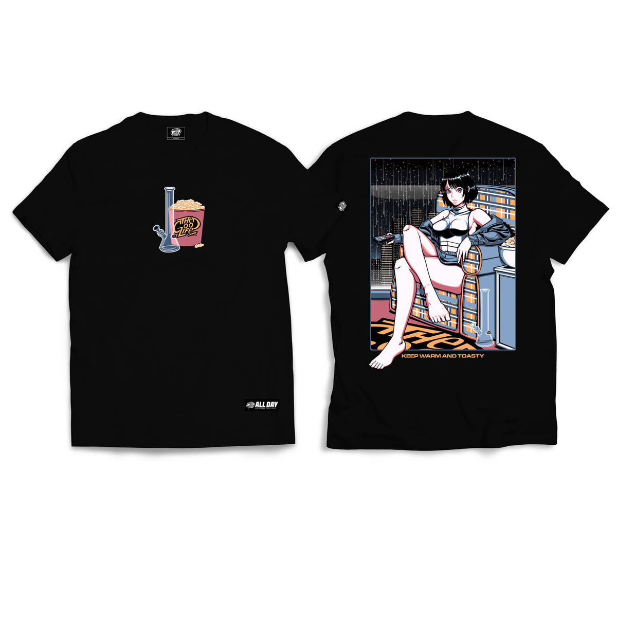 BAKER GIRL V2 (BLACK) T-SHIRT