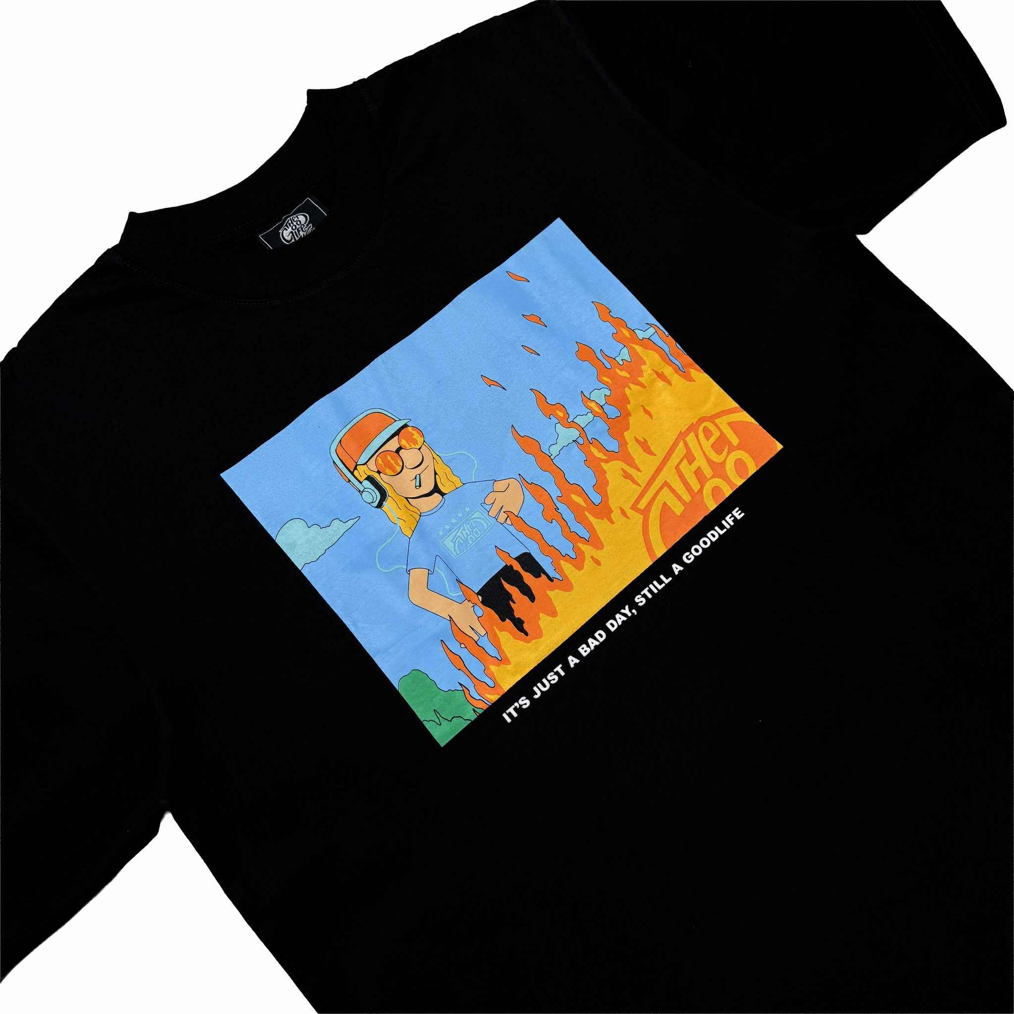 STILL GOOD CARTOON (BLACK) T-SHIRT