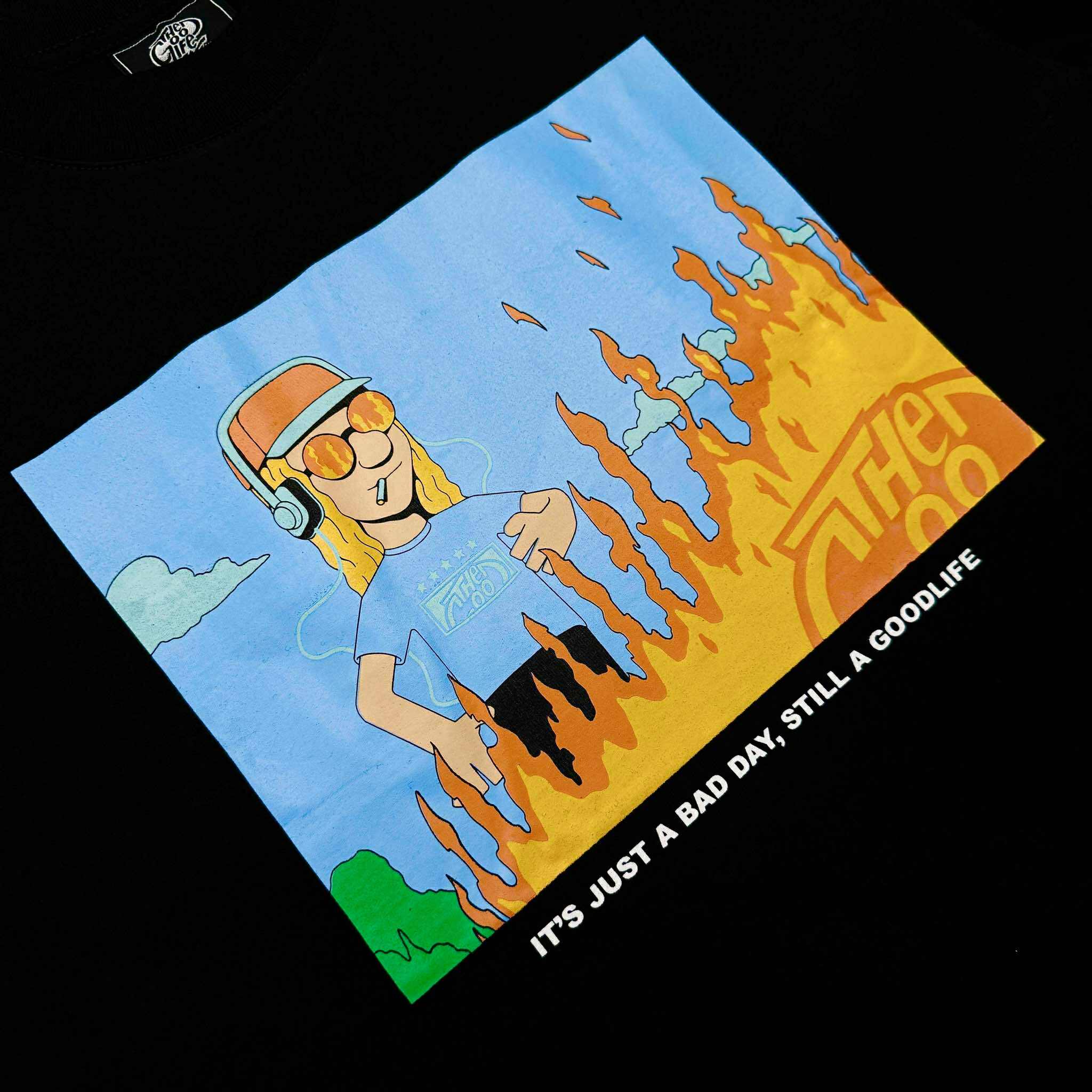 STILL GOOD CARTOON (BLACK) T-SHIRT
