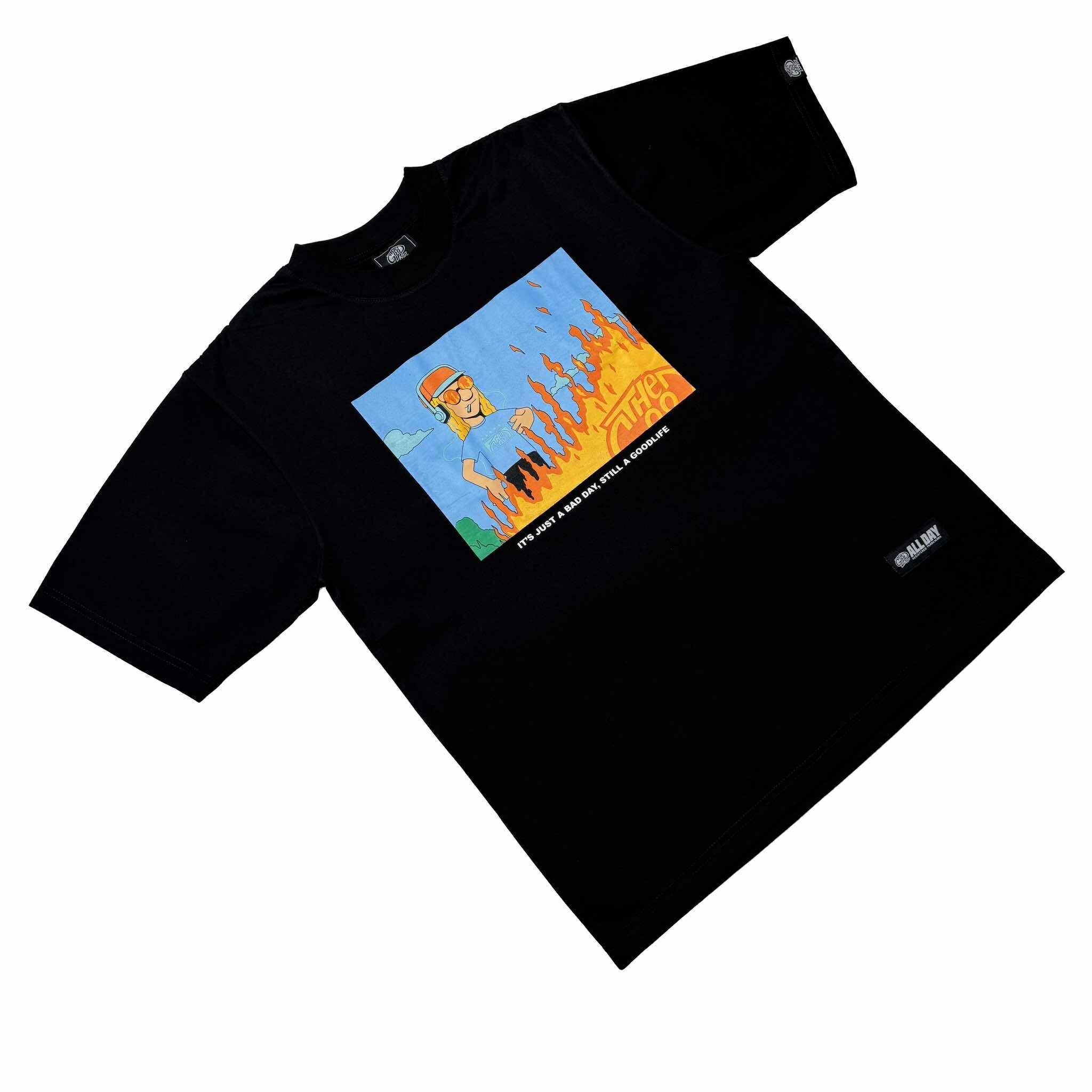 STILL GOOD CARTOON (BLACK) T-SHIRT