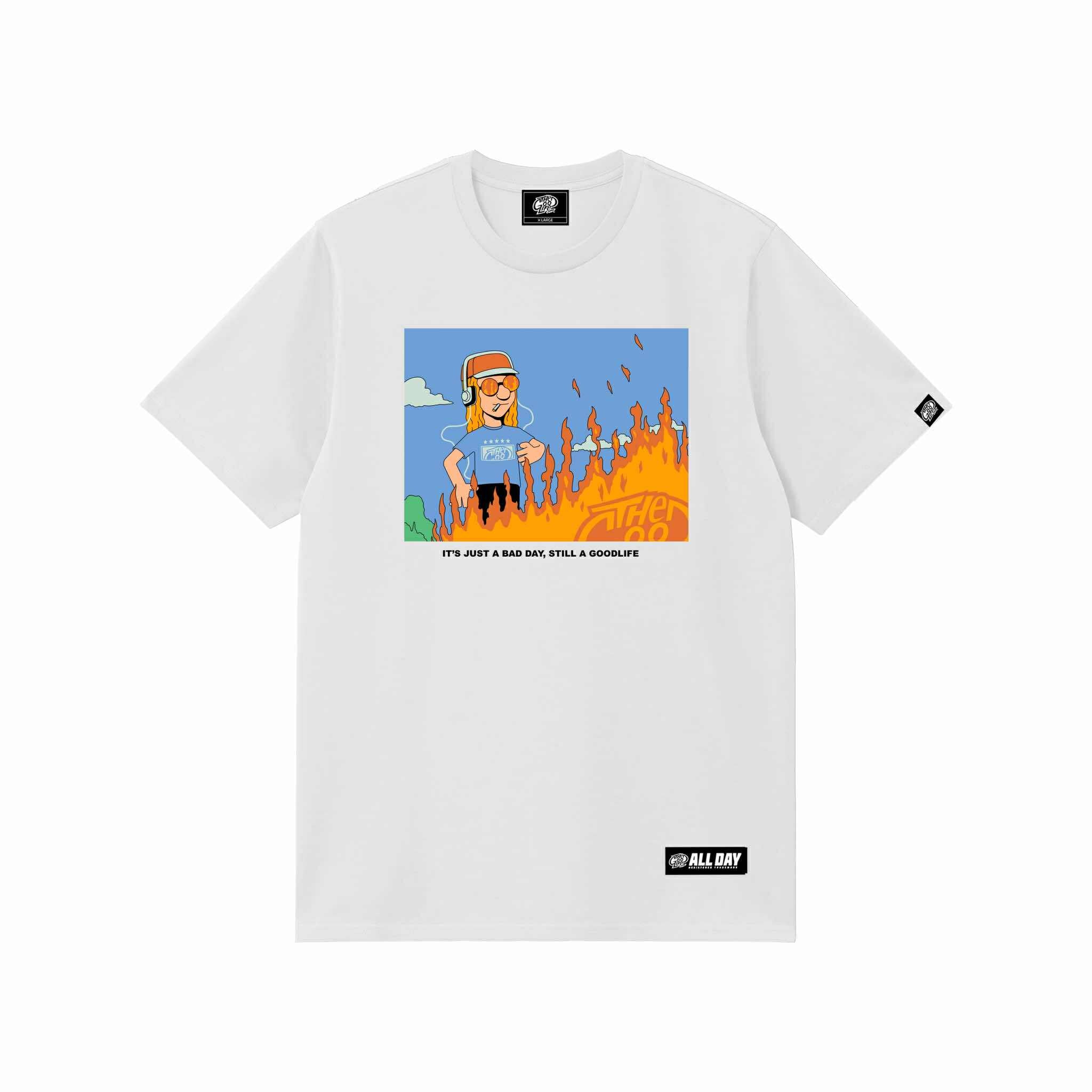 STILL GOOD CARTOON (WHITE) T-SHIRT