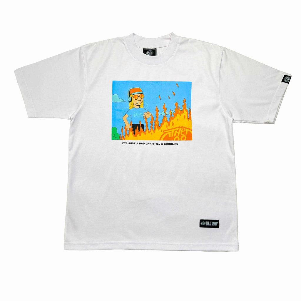STILL GOOD CARTOON (WHITE) T-SHIRT