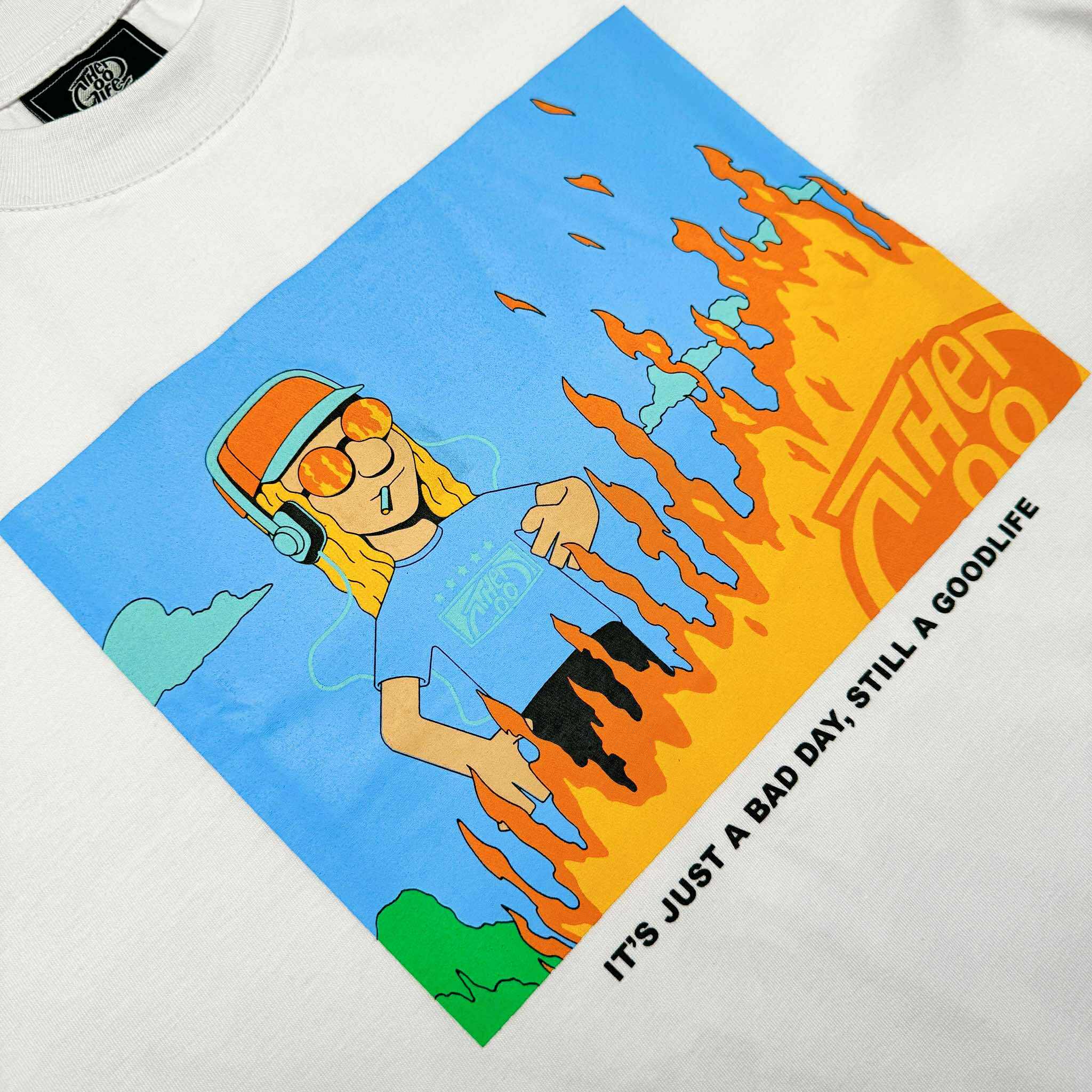 STILL GOOD CARTOON (WHITE) T-SHIRT