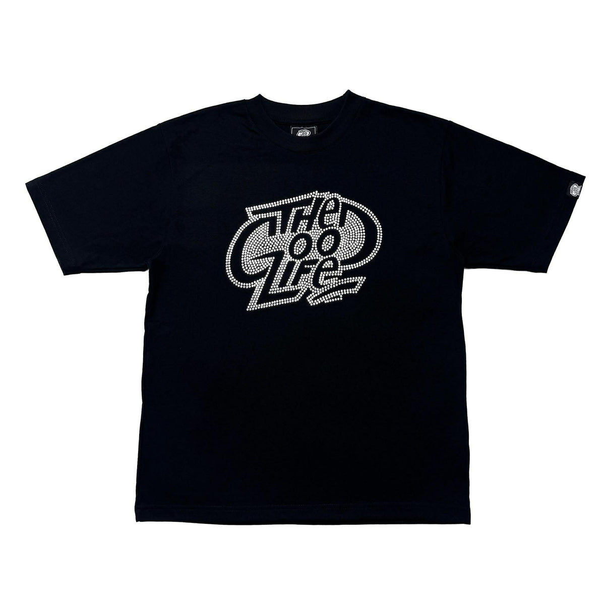 BIG LOGO "RHINESTONE" (BLACK) T-SHIRT