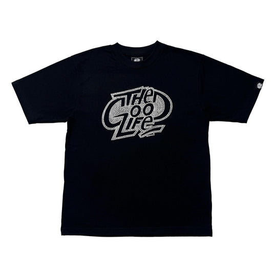 BIG LOGO "RHINESTONE" (BLACK) T-SHIRT