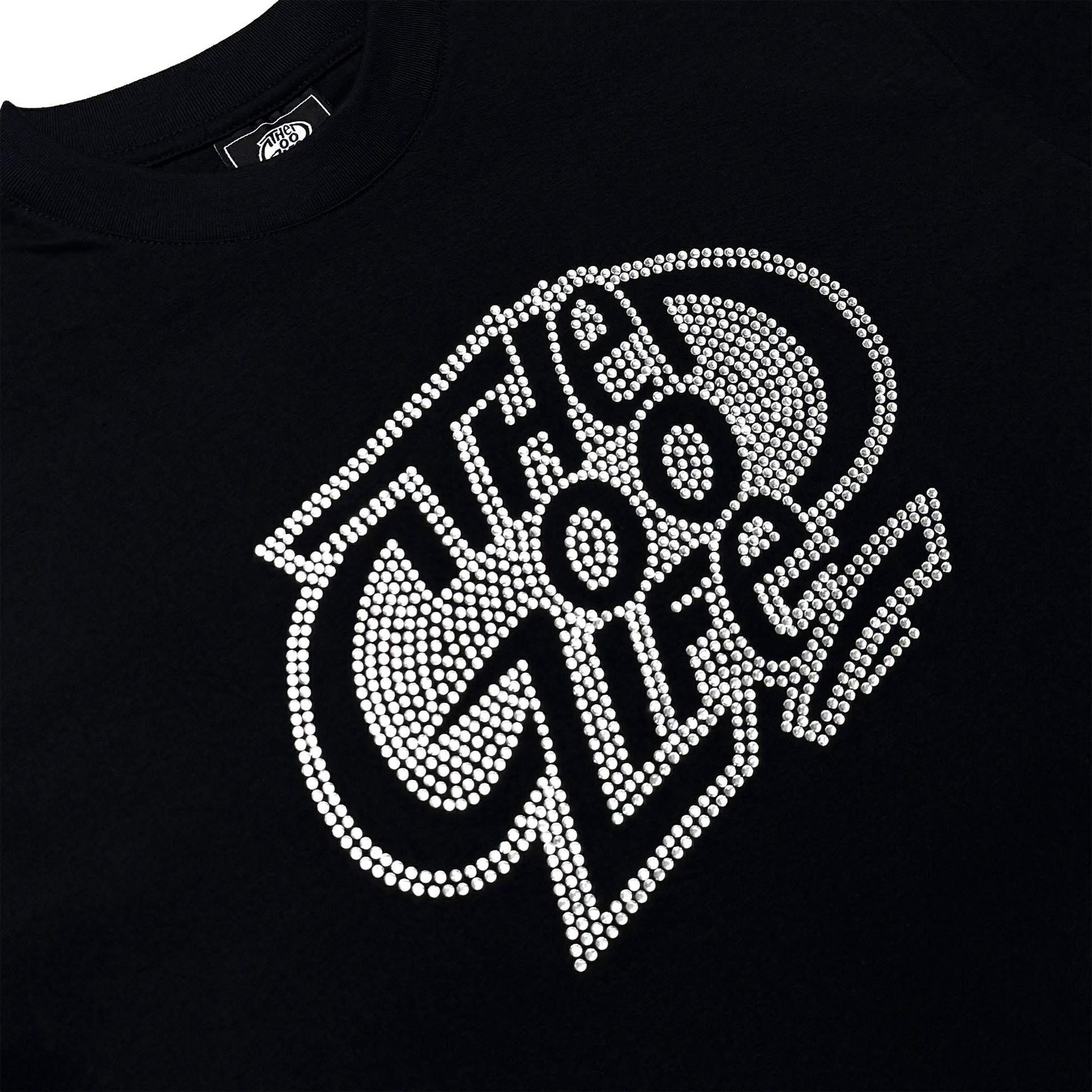 BIG LOGO "RHINESTONE" (BLACK) T-SHIRT