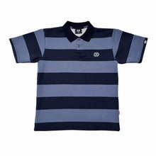 BIG STRIPES (NAVY/GRAY) POLO SHIRT