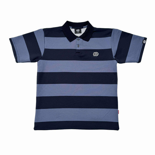 BIG STRIPES (NAVY/GRAY) POLO SHIRT