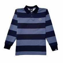 BIG STRIPES (NAVY/GRAY) POLO CREWNECK