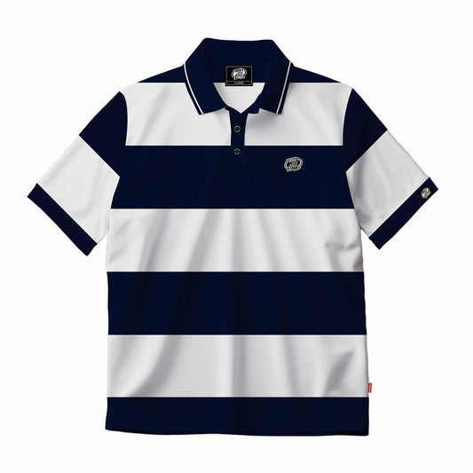 BIG STRIPES (NAVY/WHITE) POLO SHIRT