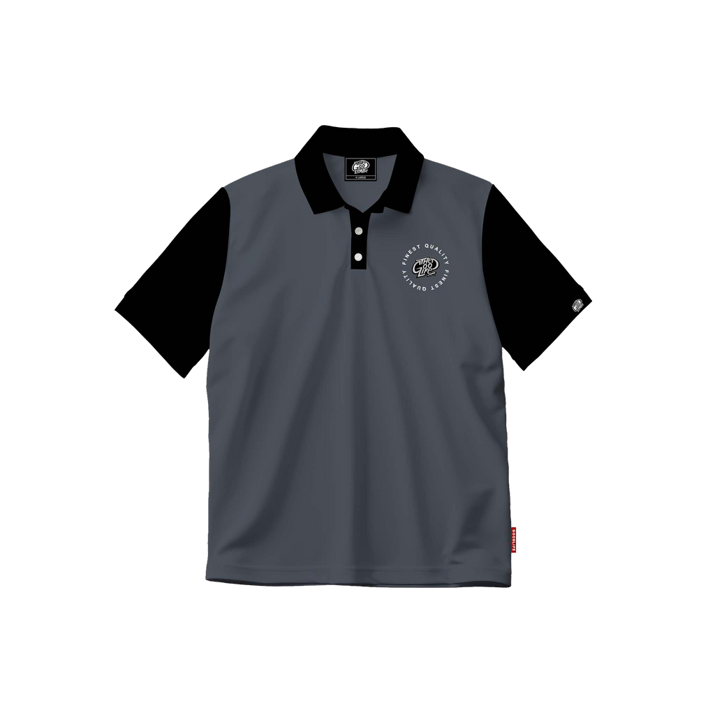 FINEST EMBRO POLO (BLACK/GRAY)