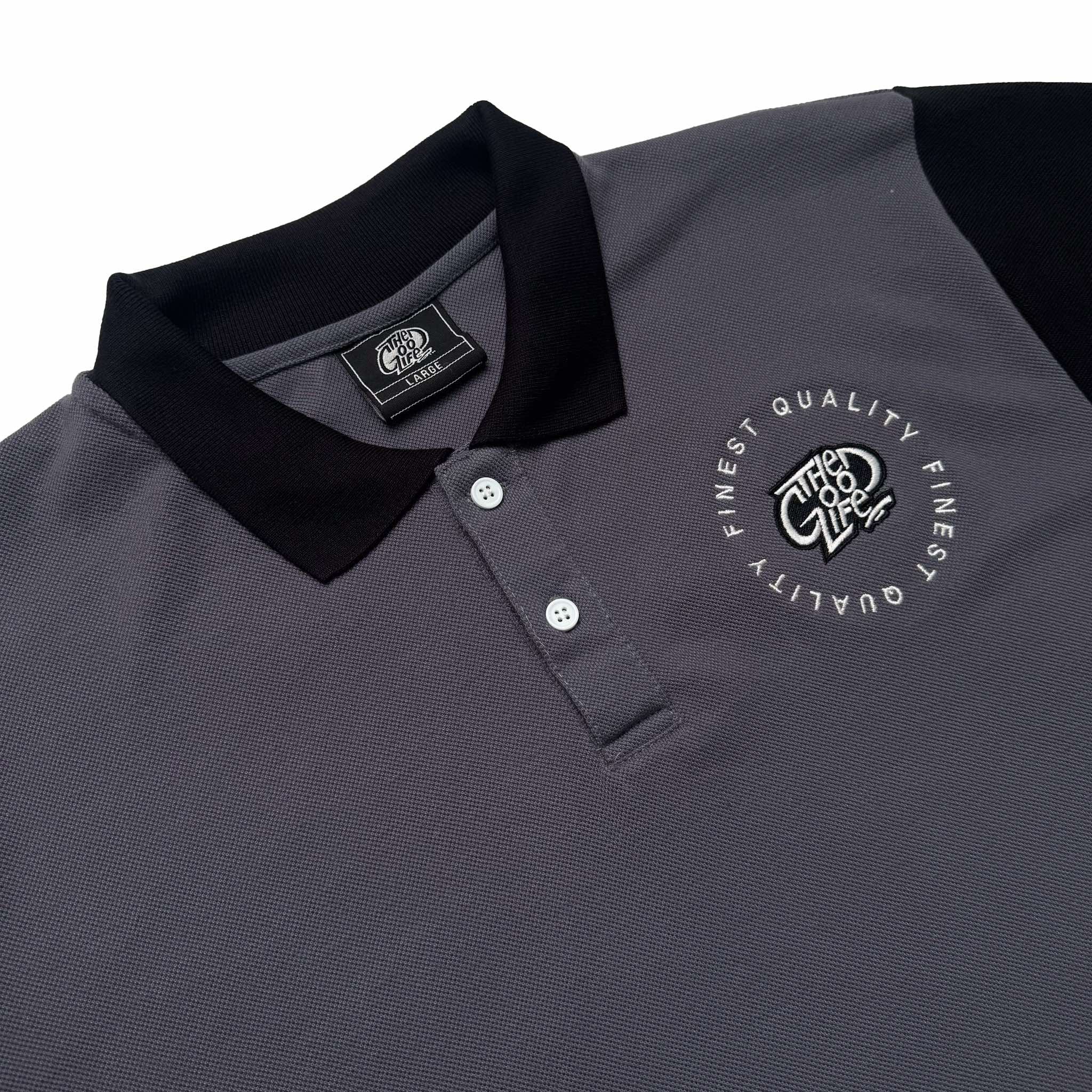 FINEST EMBRO POLO (BLACK/GRAY)