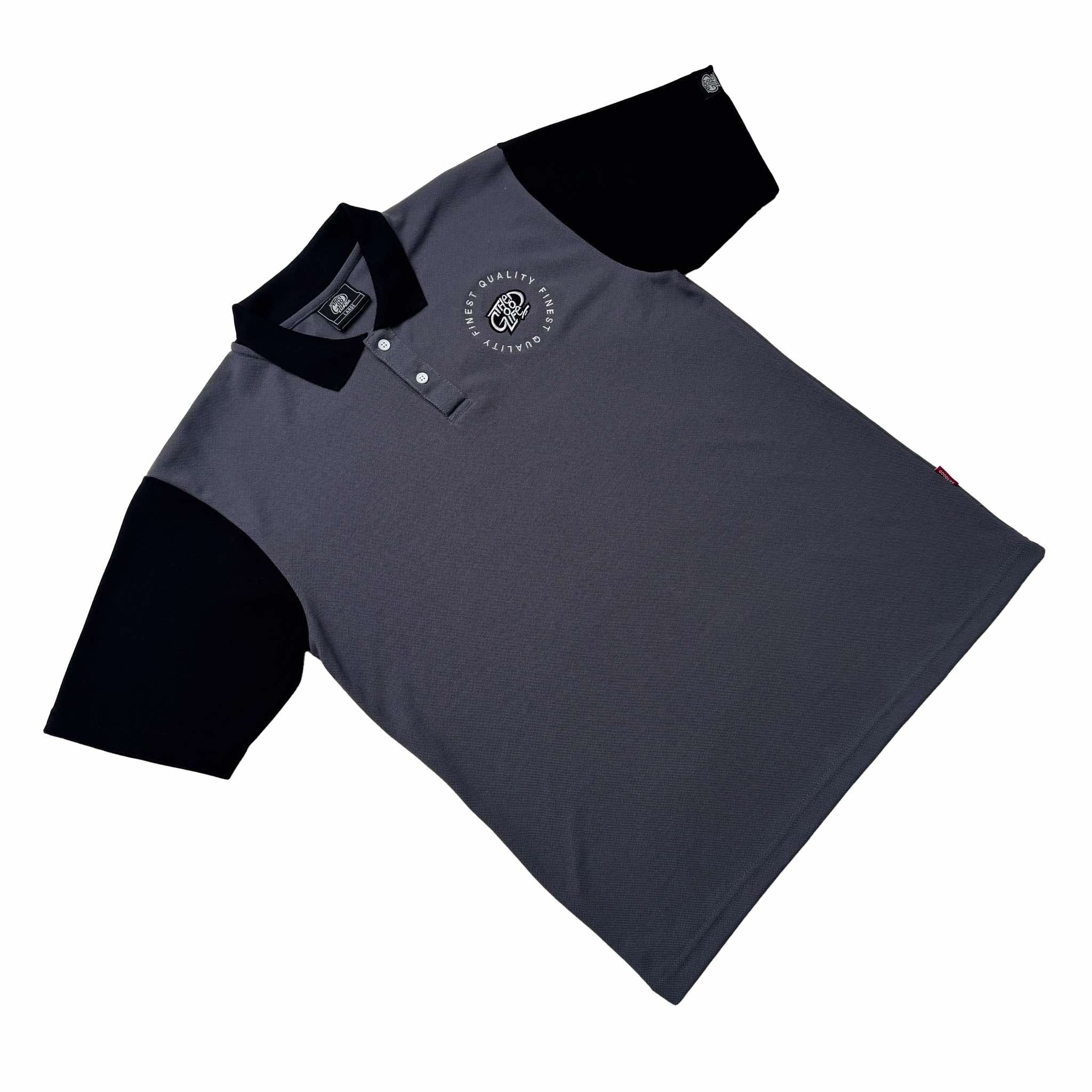 FINEST EMBRO POLO (BLACK/GRAY)