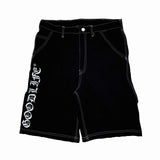 OLD ENGLISH (BLACK) DENIM JORTS