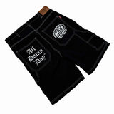 OLD ENGLISH (BLACK) DENIM JORTS