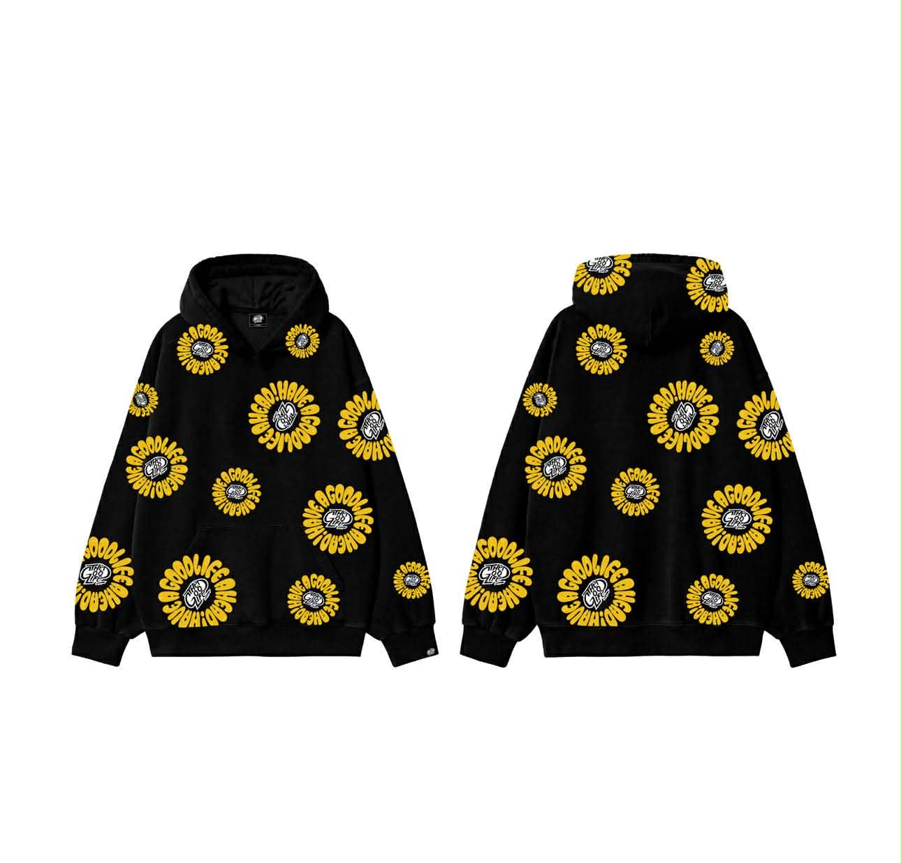 BLOOM (BLACK) HOODIE