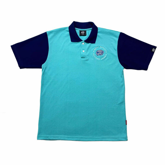 FINEST EMBRO POLO (BLUE/MINT)