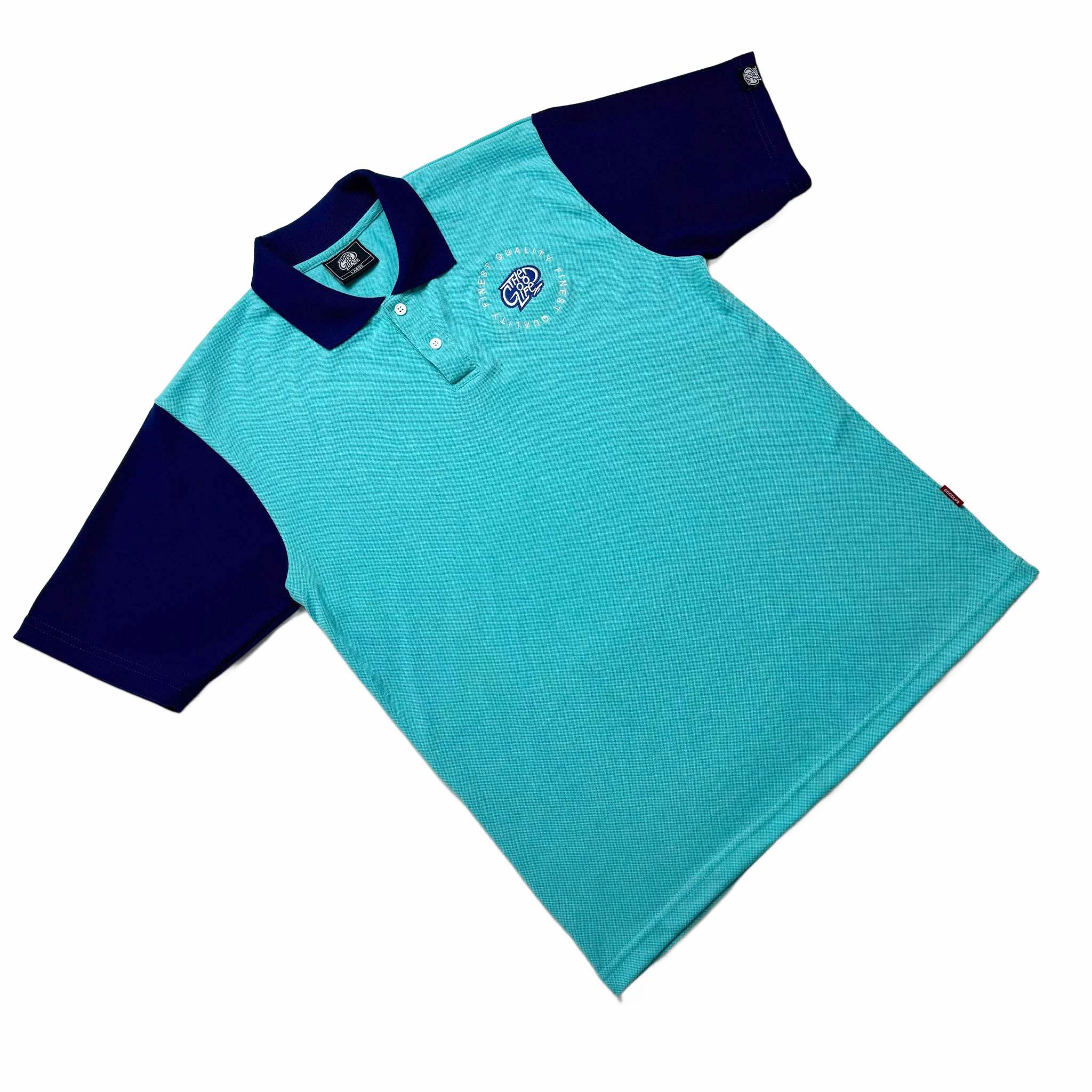 FINEST EMBRO POLO (BLUE/MINT)