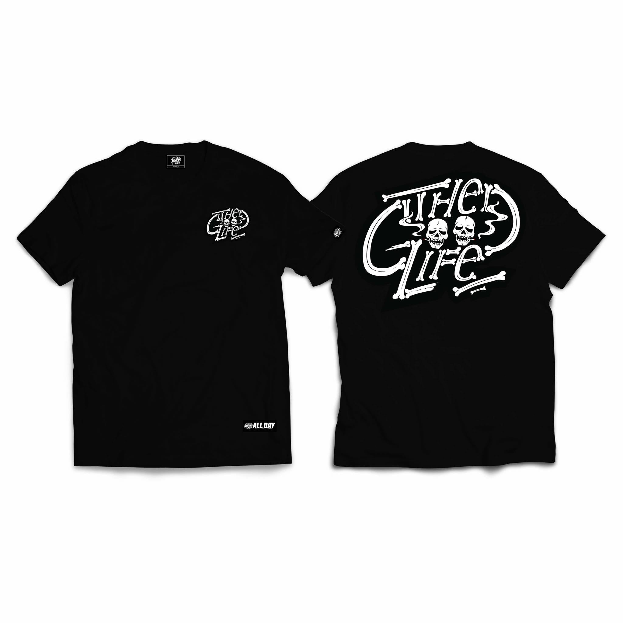 OG LOGO BONES (BLACK) T-SHIRT
