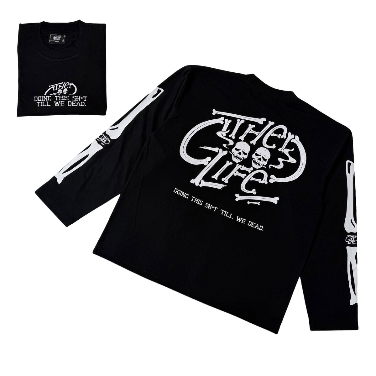 BONES V2 (BLACK) CREWNECK