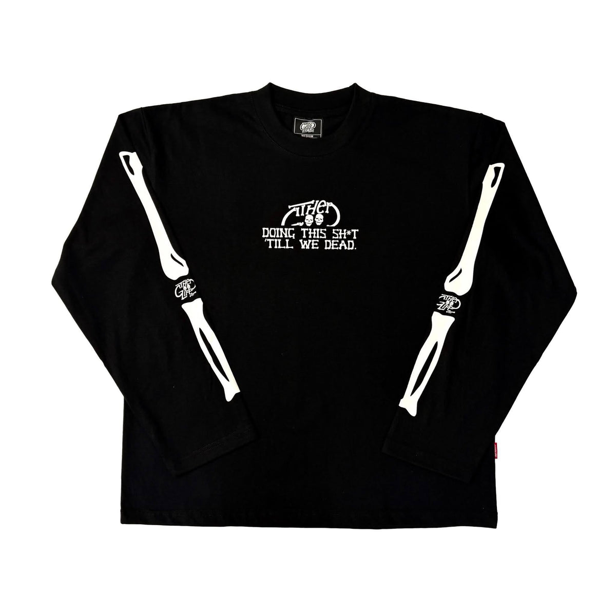 BONES V2 (BLACK) CREWNECK