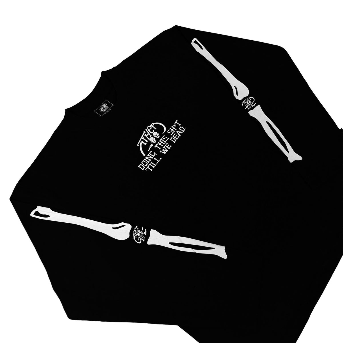 BONES V2 (BLACK) CREWNECK