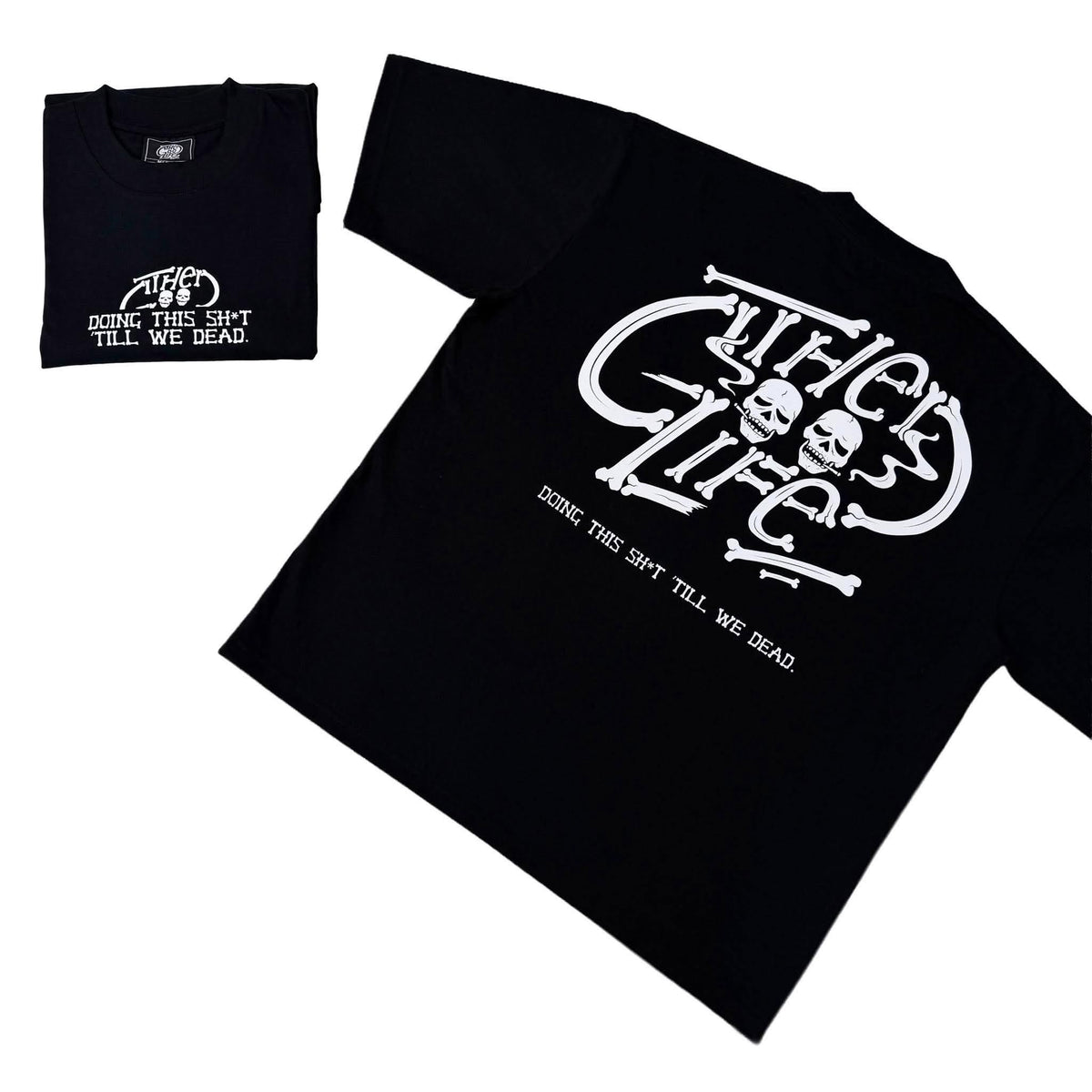 BONES V2 (BLACK) T-SHIRT