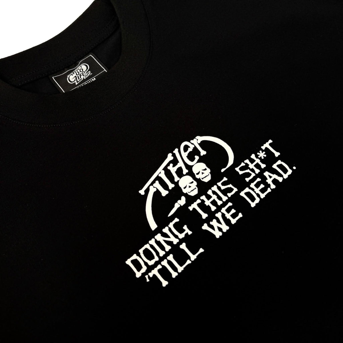 BONES V2 (BLACK) T-SHIRT