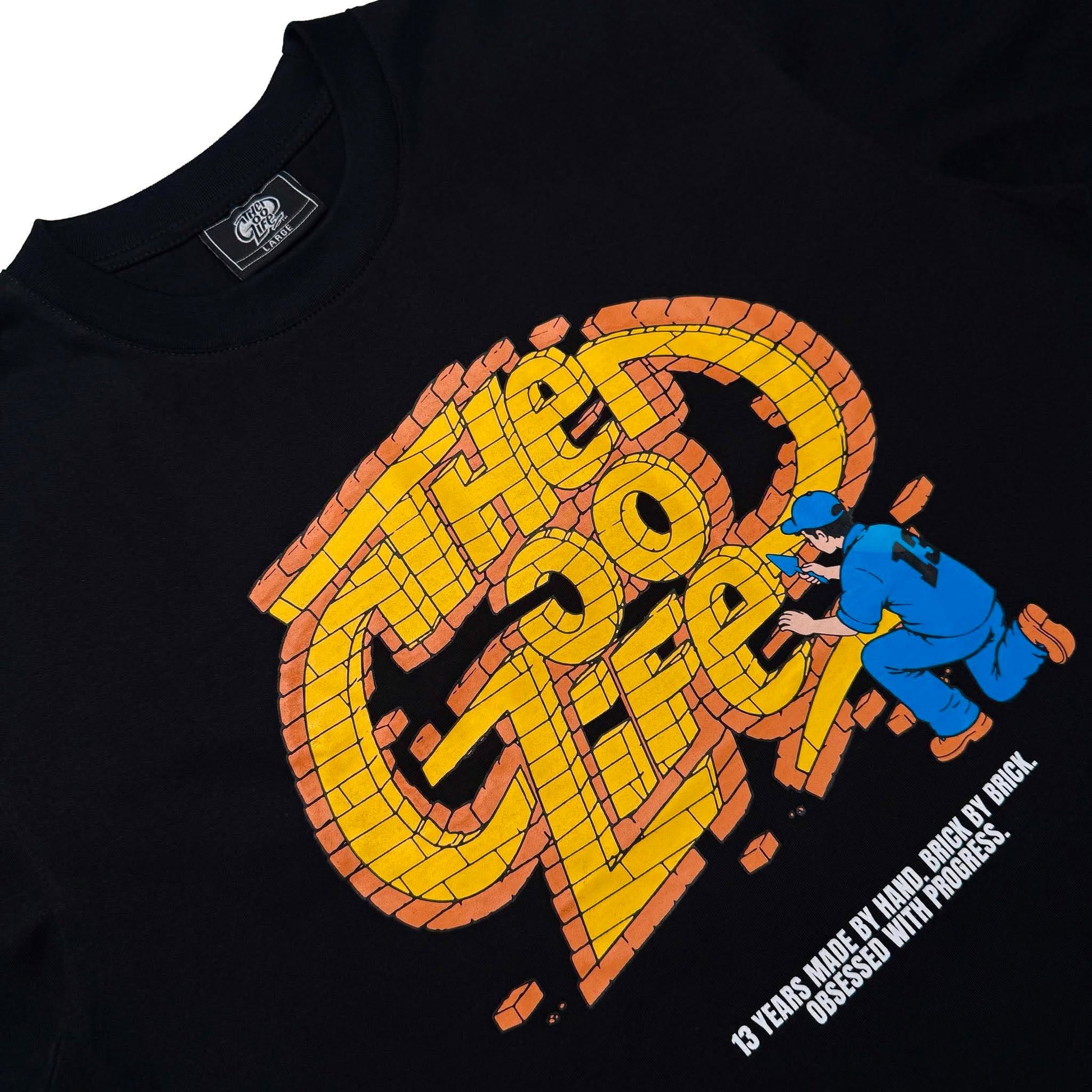 13 BRICKS (BLACK) T-SHIRT