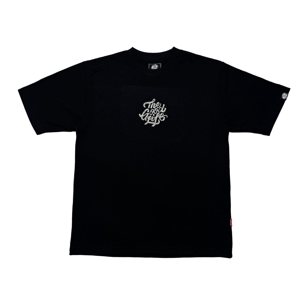 BRUSHSCRIPT "RHINESTONE" (BLACK) T-SHIRT