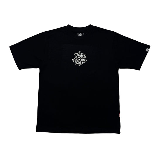 BRUSHSCRIPT "RHINESTONE" (BLACK) T-SHIRT