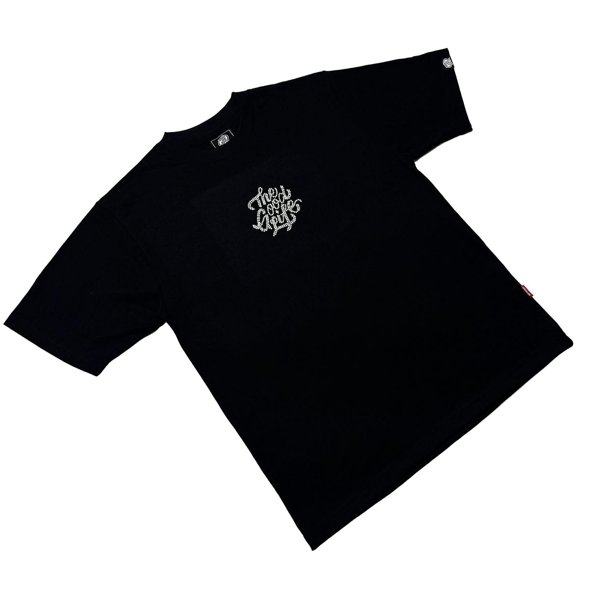BRUSHSCRIPT "RHINESTONE" (BLACK) T-SHIRT