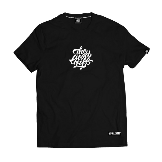 BRUSH SCRIPT (BLACK) - "EMBRO" TEE