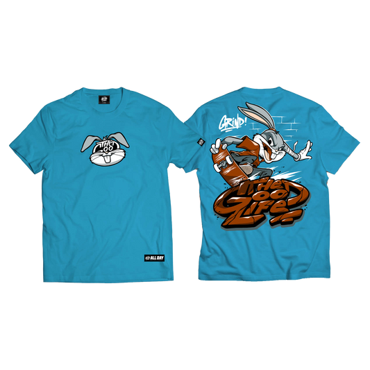 BUNNY (POWDER BLUE) TEE - "TUNE SQUAD v1"