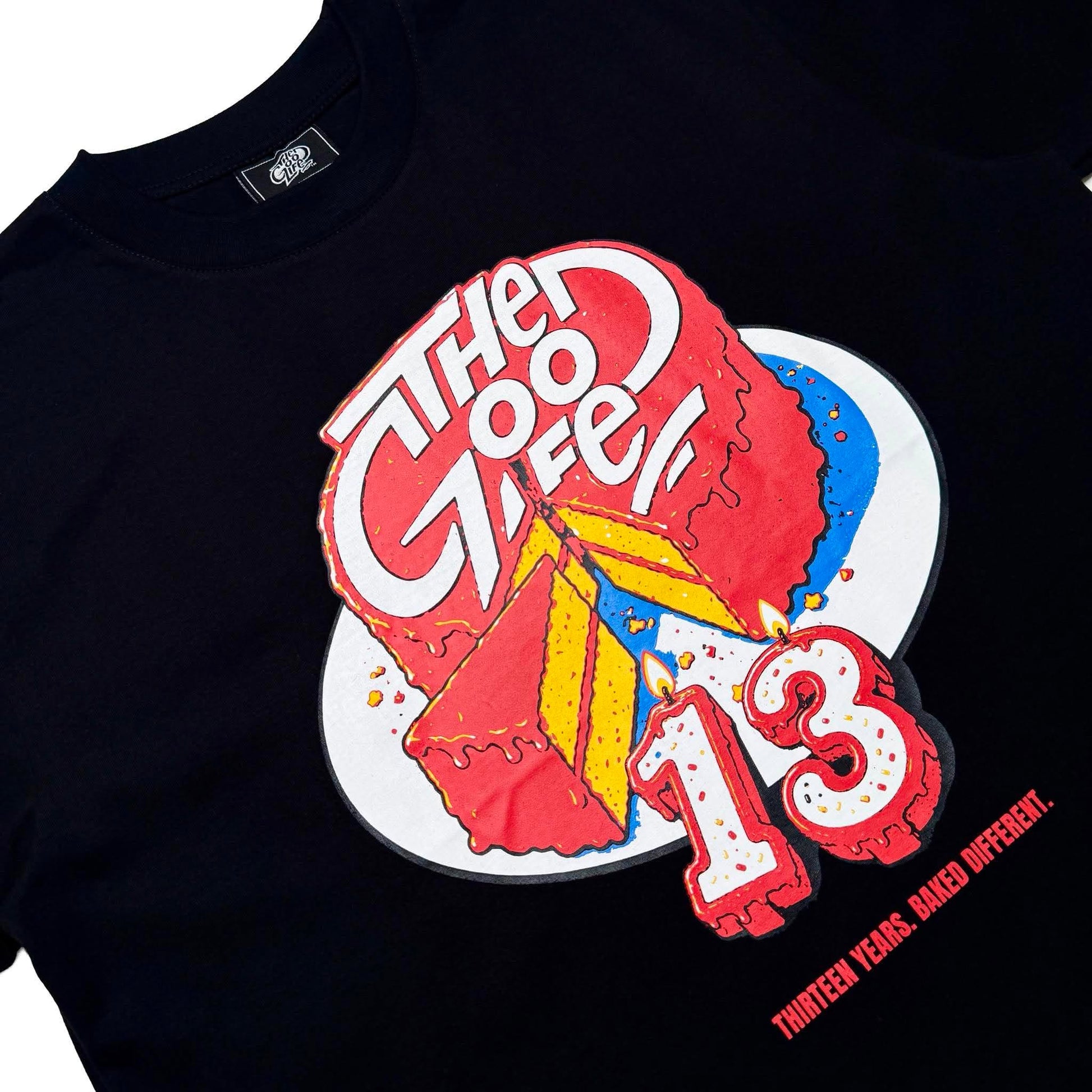 13 CAKES (BLACK) T-SHIRT