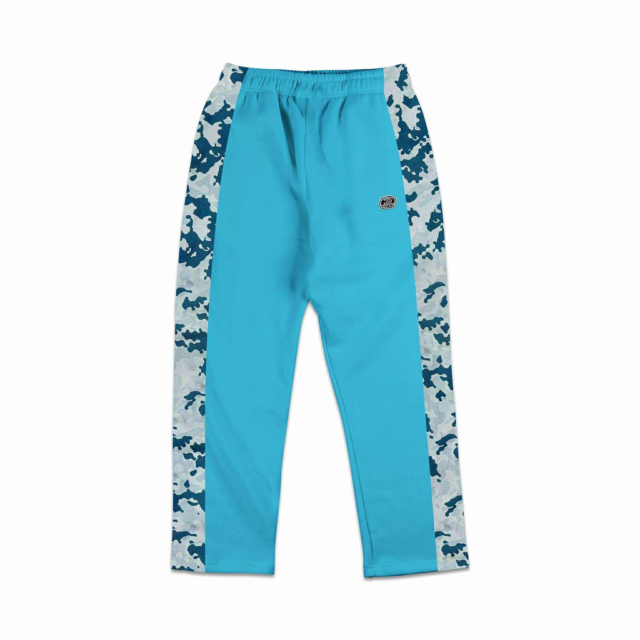 SPLIT CAMOU (MINT) PANTS