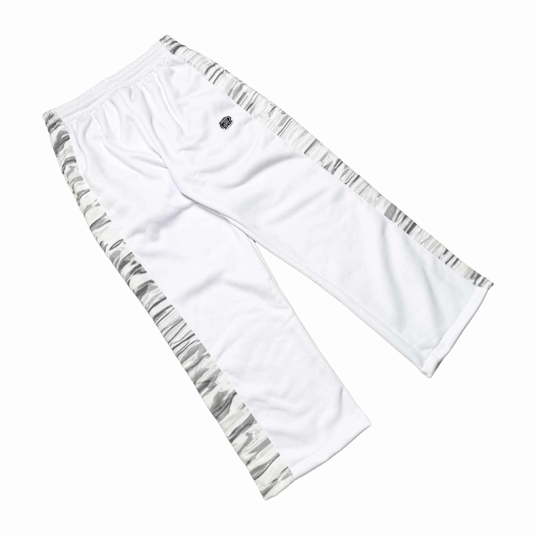 SPLIT CAMOU (WHITE) PANTS