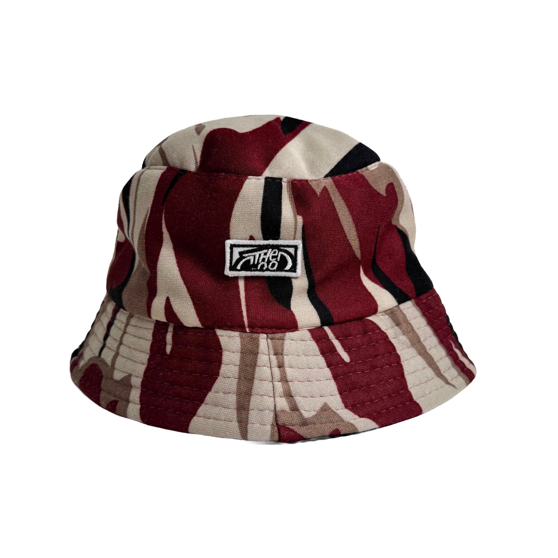CAMO (MAROON) BUCKET HAT