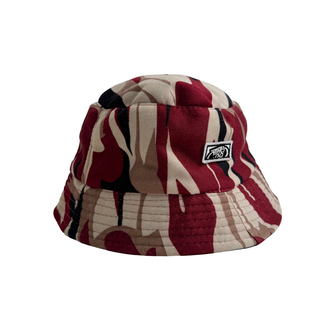 CAMO (MAROON) BUCKET HAT
